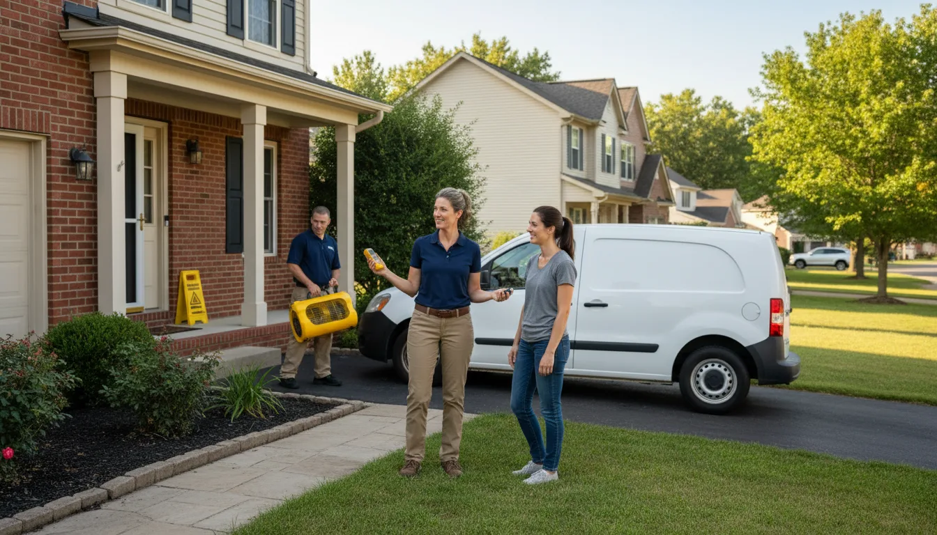 Residential water damage restoration in Intercession City, FL
